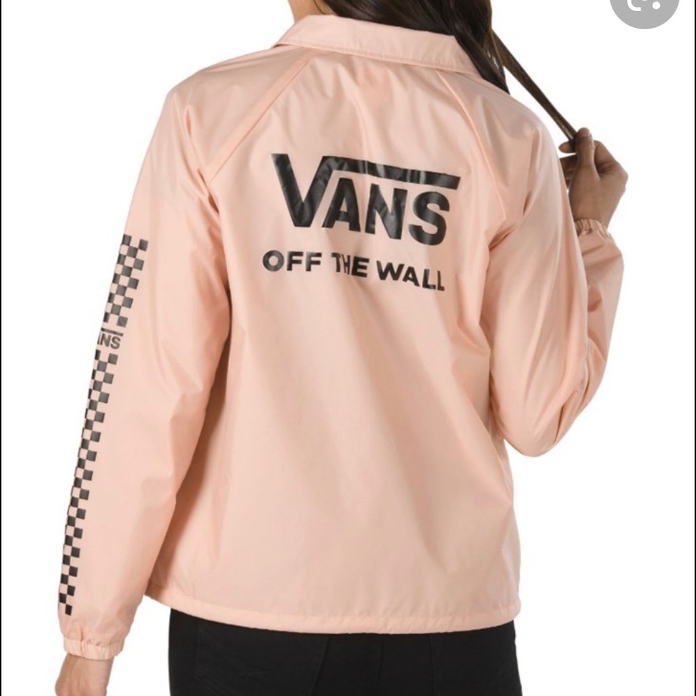 VANS THANKS COACH FUNDAY JACKET Women’s Rose Cloud - Picture 3 of 5